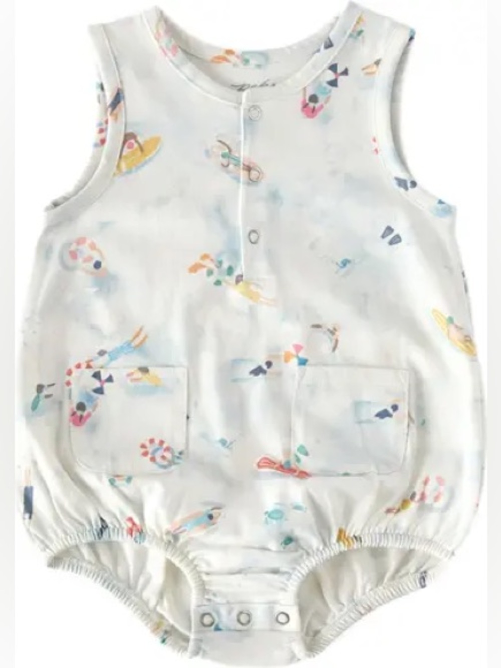 PEHR Sleeveless Organic Cotton Bodysuit, 6-12m